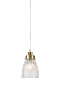 Lampa wisząca BELLIS E14 Clear, Antique Brass 109010 Markslojd