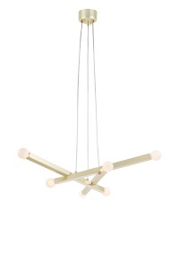 Lampa wisząca STACK Brass gwint 6xE14 109157 Markslojd