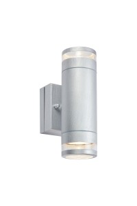 Kinkiet elewacyjny LUNO Srebrny gwint 2xLED 109106 markslojd