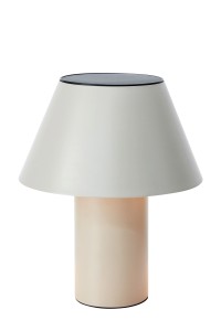 Lampa stołowa akumulatorowa/solarna VIVO Szary gwint 1xLED 109123 markslojd