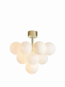 Lampa sufitowa plafon MERLOT 13L 107912 złoty/biały Markslojd