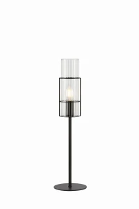 Lampa stołowa TUBO Table 1L 50cm Czarny/Przezroczystyny 108555 Markslojd