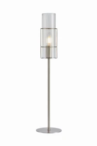 Lampa stołowa TUBO Table 1L 65cm Nikiel satynowy/Clear 108558 Markslojd