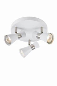Lampa sufitowa FOLIE Ceiling Round 3L White/Nikiel satynowy 108628 Markslojd