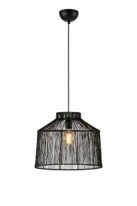 Lampa wisząca CAPANNA Pendant 1L Matt Czarny 108668 Markslojd