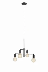 Lampa wisząca CIELO Pendant 4L Piaskowy Czarny 108716 Markslojd