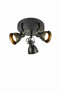 Lampa sufitowa MION Czarny 3xGU10 108847 Markslojd