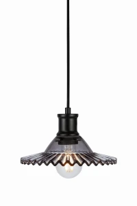 Lampa do okna NOVIA szklany dymiony klosz, przewód z wtyczką 108854 Markslojd