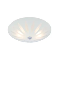 Plafon PETAL E27 White, Chrome 108899 Markslojd
