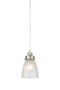 Lampa do okna BELLIS szklany klosz, stalowe detale, przewód z wtyczką 109009 Markslojd