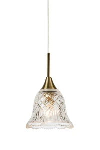 Lampa do okna LUNA, szklany dekoracyjny klosz, przewód z wtyczką 109011 Markslojd