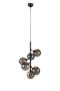 Lampa wisząca CALLISTO  6L Czarny/Przydymiony Markslojd