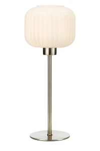 Lampa stołowa SOBER biały/stal 108121 Markslojd