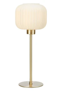 Lampa stołowa SOBER biały/mosiądz 108120 Markslojd