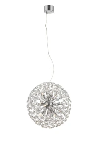 Lampa wisząca BOLID chrom/przezroczysty 108101 Markslojd