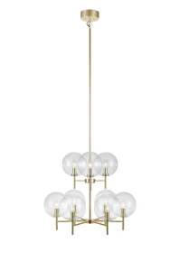 Lampa wisząca CROWN 9L 107920 złoty Markslojd