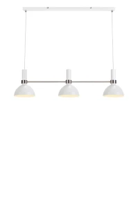 Lampa wisząca LARRY 3L Biały/Stal 107500 Markslojd