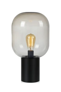lampa stołowa BROOKLYN 1L 44cm Czarny/Przydymiony 107481 Markslojd