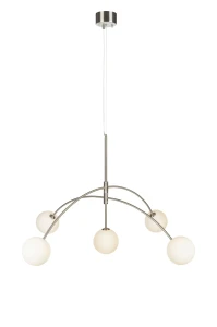Lampa wisząca HEAVEN 5L Stal/Biały 107559 Markslojd