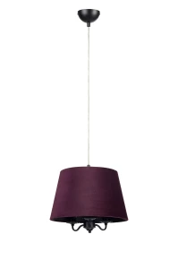 Lampa wisząca JAMIE 3L Czarny/Fioletowy 107532 Markslojd
