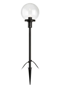 GARDEN 24 Słupek Kula 60cm Czarny/Przezr. 107283 Markslojd