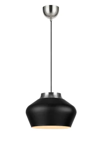 KOM Wisząca 31cm 1L Czarny/Stal 107378 Markslojd