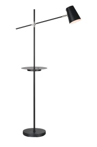 LINEAR Podłogowa 1L USB Czarna 107307 Markslojd