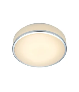 GLOBAL Plafon 28cm Led Chrom/Biały 105960 Markslojd