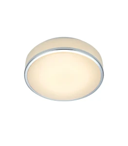GLOBAL Plafon 22cm Led Chrom/Biały 105959 Markslojd