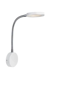 FLEX Kinkiet 1L LED Biały/Chrom 106468 Markslojd