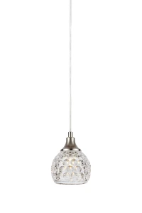 Lampa wisząca CLEAR 109292 satynowy nikiel/transparentny Markslojd