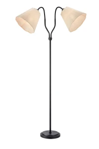 Lampa podłogowa VEYA 109300 czarny/beżowy  Markslojd